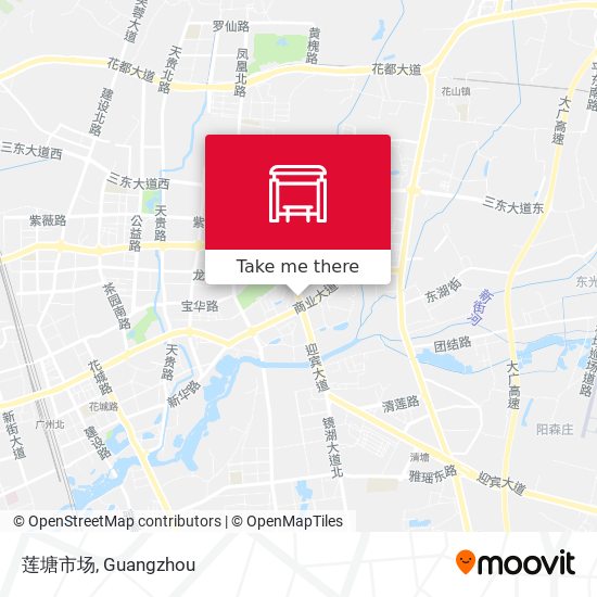 莲塘市场 map