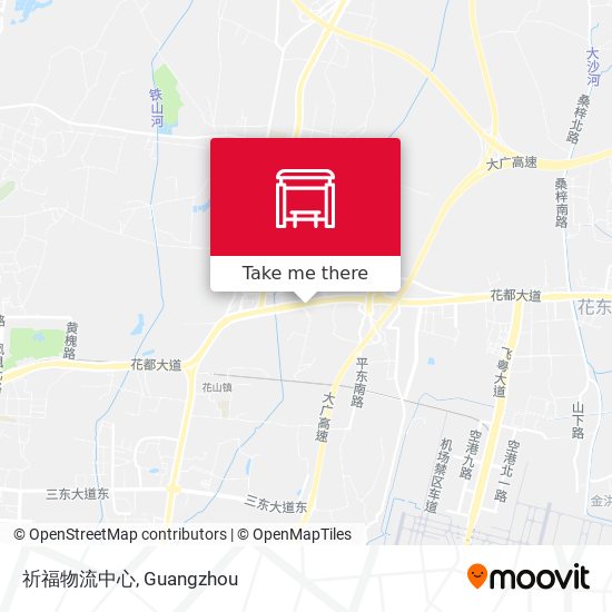 祈福物流中心 map