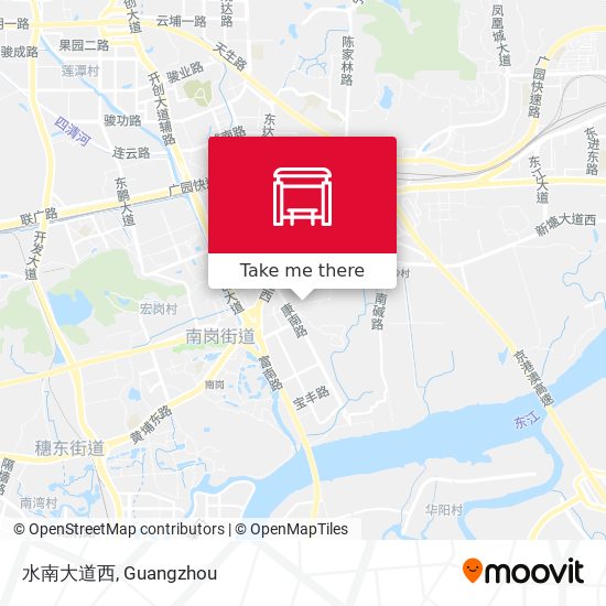 水南大道西 map