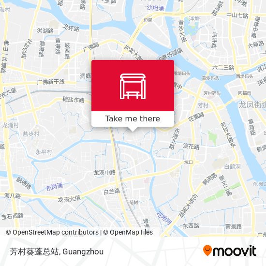 芳村葵蓬总站 map
