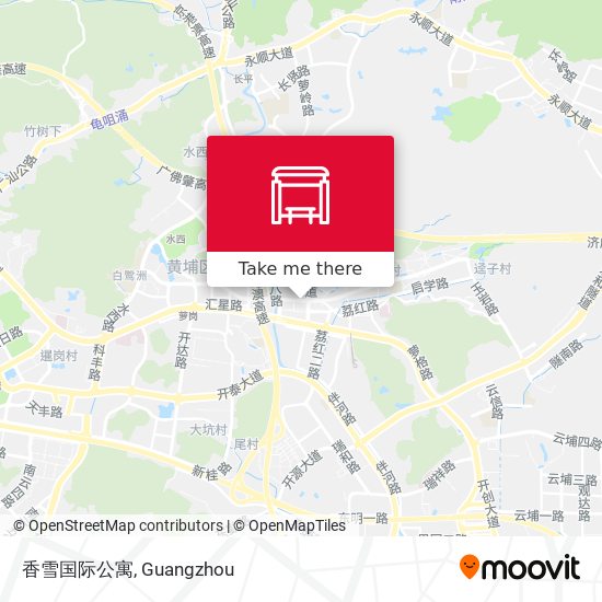 香雪国际公寓 map
