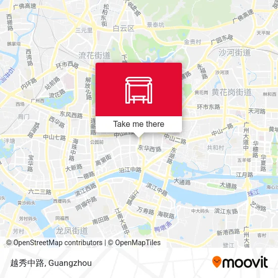 越秀中路 map
