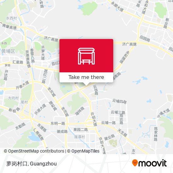 萝岗村口 map