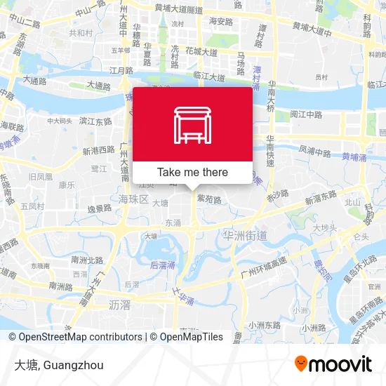 大塘 map