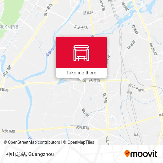 神山总站 map