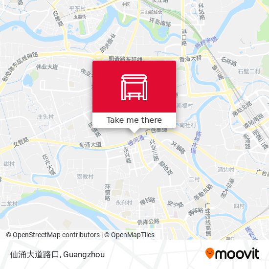 仙涌大道路口 map