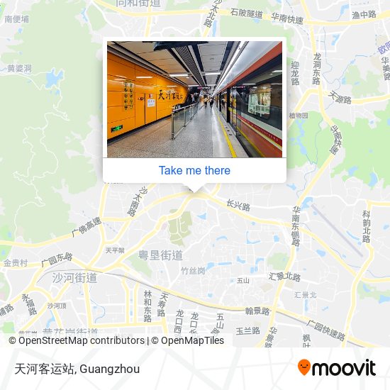 天河客运站 map