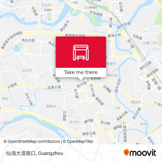 仙涌大道路口 map