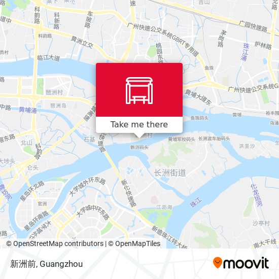 新洲前 map