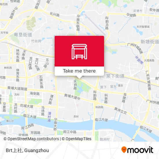 Brt上社 map