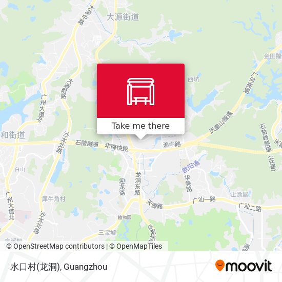 水口村(龙洞) map