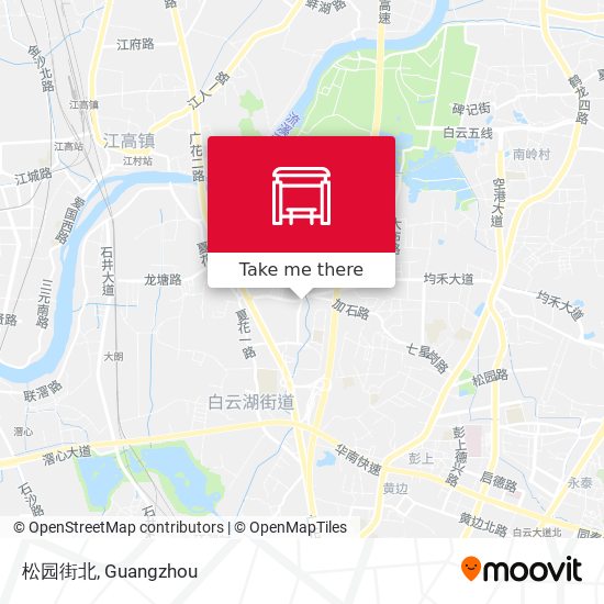 松园街北 map