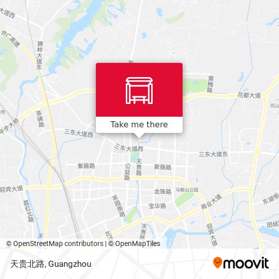 天贵北路 map
