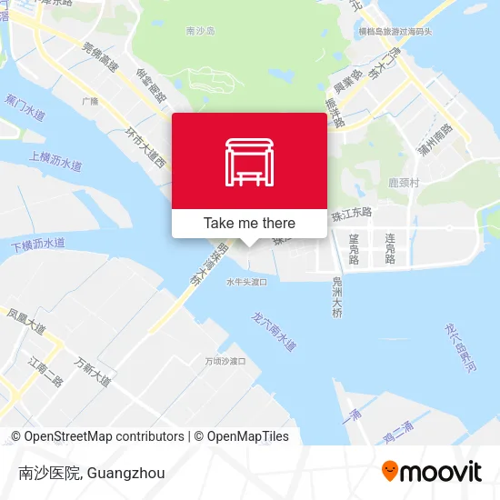 南沙医院 map
