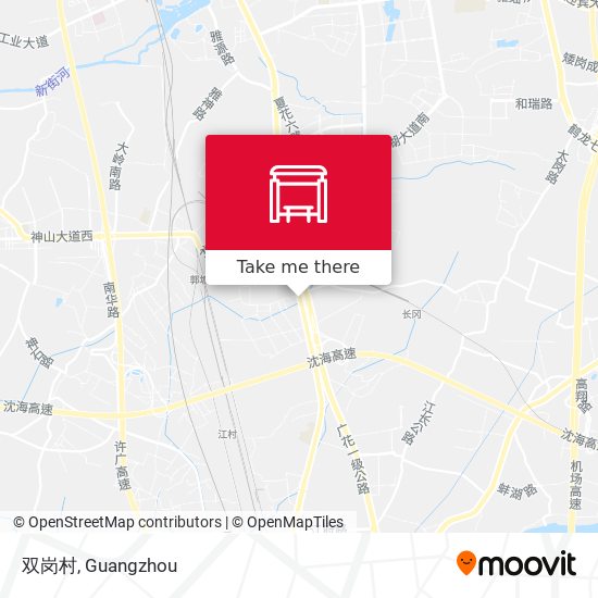 双岗村 map
