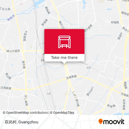 双岗村 map