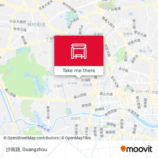 沙南路 map