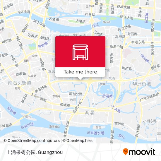 上涌果树公园 map