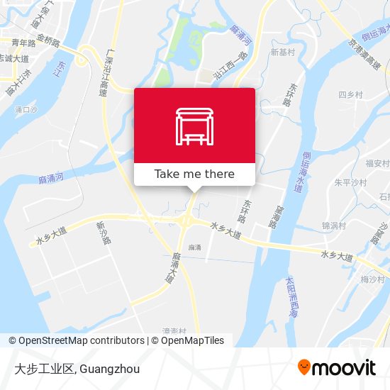 大步工业区 map