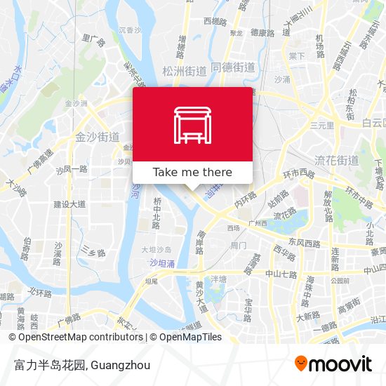 富力半岛花园 map