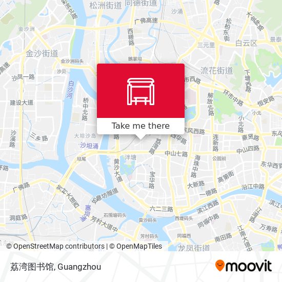 荔湾图书馆 map