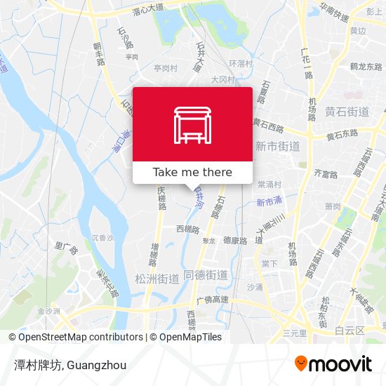 潭村牌坊 map