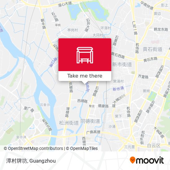 潭村牌坊 map