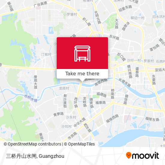 三桥丹山水闸 map