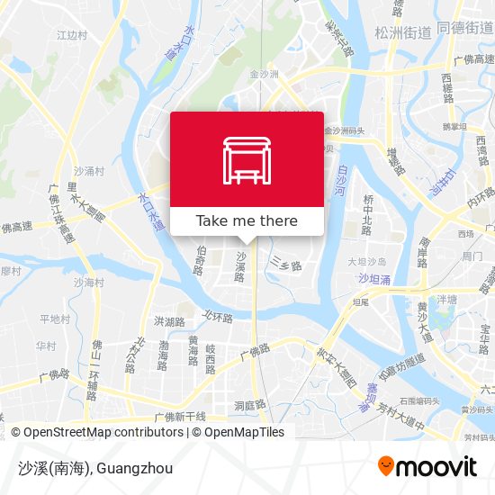 沙溪(南海) map