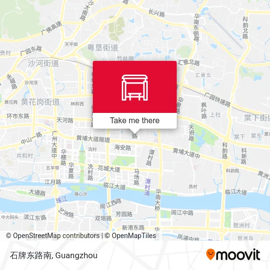 石牌东路南 map