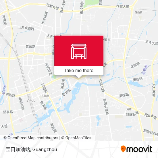 宝田加油站 map