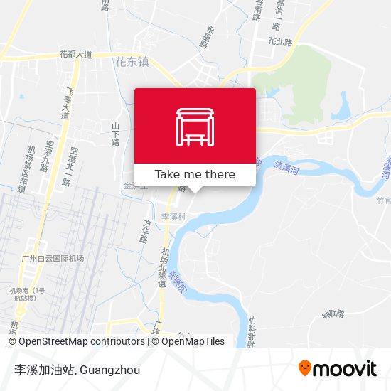 李溪加油站 map
