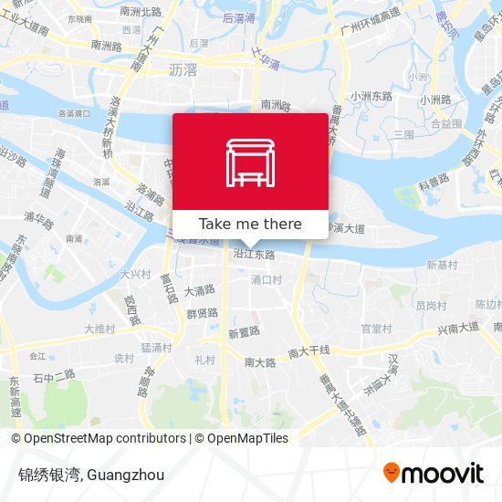 锦绣银湾 map