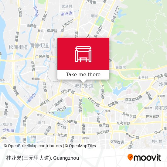 桂花岗(三元里大道) map
