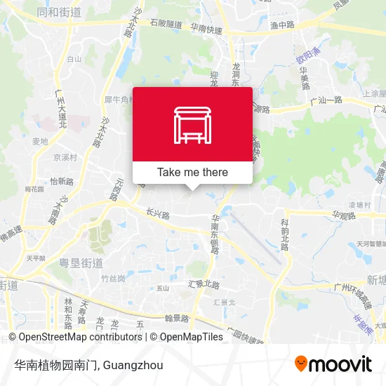 华南植物园南门 map