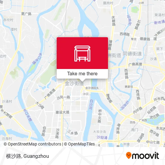 横沙路 map