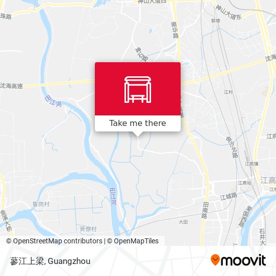 蓼江上梁 map