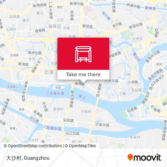 大沙村 map