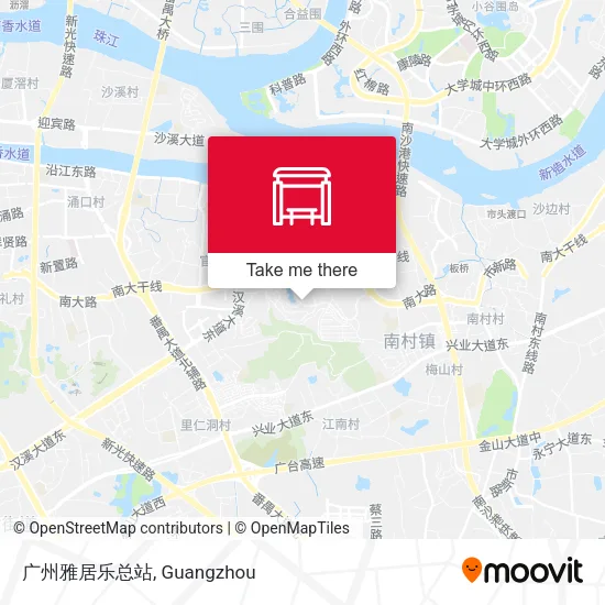 广州雅居乐总站 map