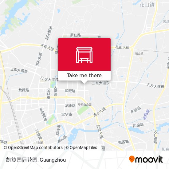 凯旋国际花园 map