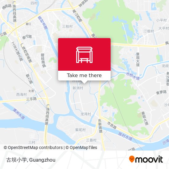 古坝小学 map