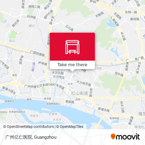 广州亿仁医院 map