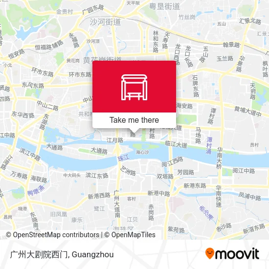 广州大剧院西门 map