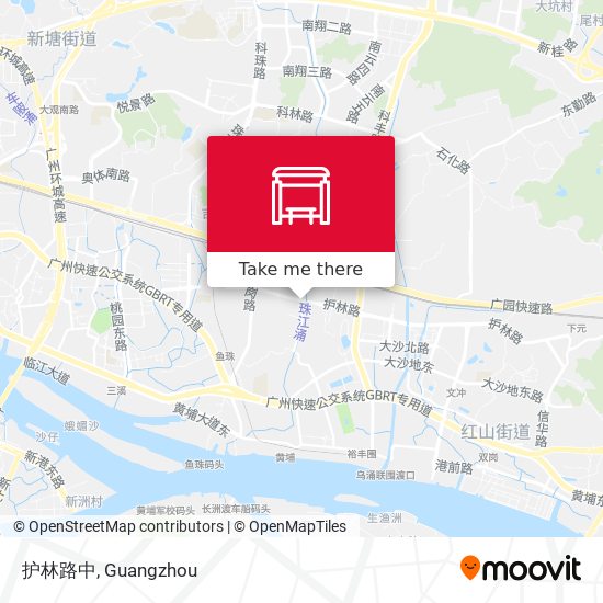 护林路中 map