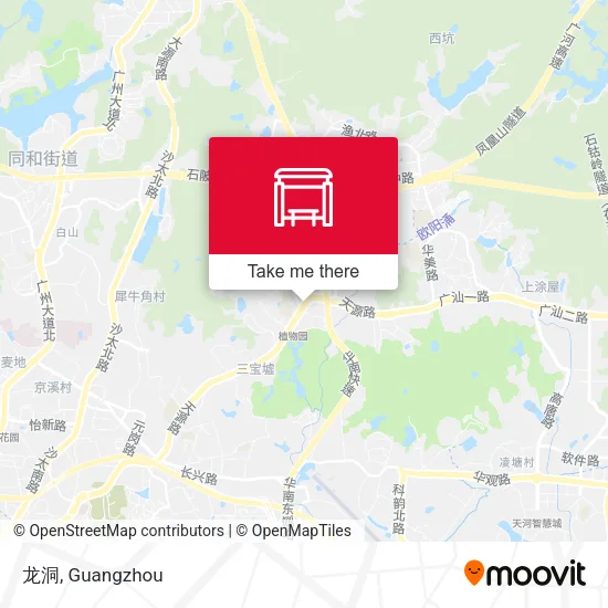 龙洞 map