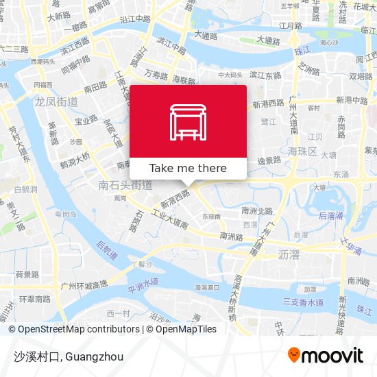 沙溪村口 map