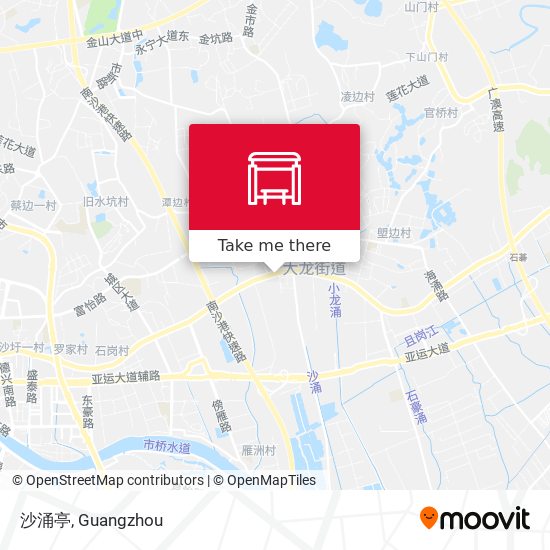 沙涌亭 map