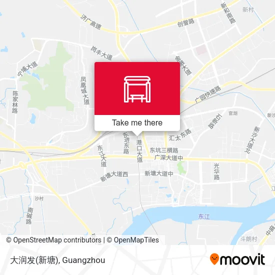 大润发(新塘) map