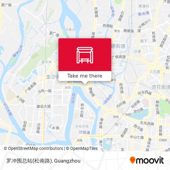 罗冲围总站(松南路) map