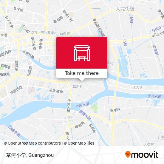 草河小学 map
